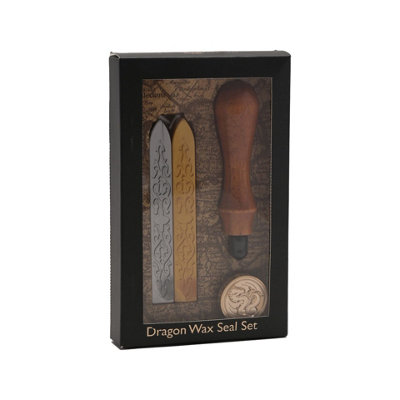 Hocus Pocus Novelties Dragon Wax Stamp And Seal Gift Set from B&Q