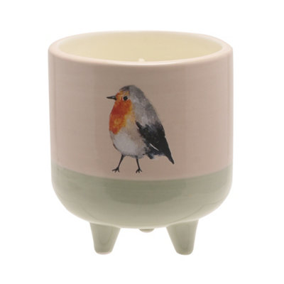 Country Living Citronella Candle In Footed Ceramic VesselRobin from B&Q