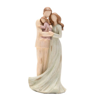 B&Q -  Portrait Figurines Family CollectionJust Us Three Daughter