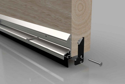 B&Q -  Xrd Door Rain Deflector 914mm LongSilver Finish