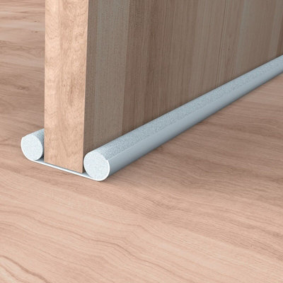 Energy Saving White TwinTube Internal Under Door Bottom Premium Draught Excluder - Image 3