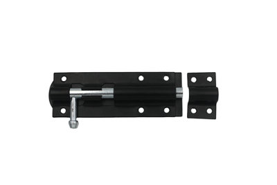 Tower Bolt 100mmBlack. Perfect For Gates from B&Q
