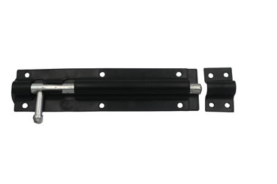 Tower Bolt 150mmBlackPerfect For Gates. from B&Q