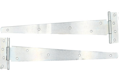Tee Hinge 350mm Zinc (Bzp) Perfect For GatesPack Of 2 from B&Q