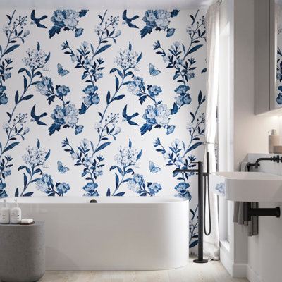 Shop bathroom wall panels.