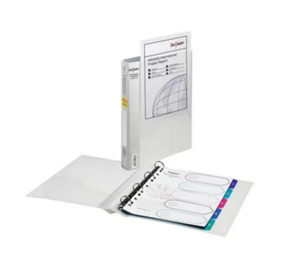Snopake Presentation A4 Clear 25mm 4 O-Ring Binder from B&Q