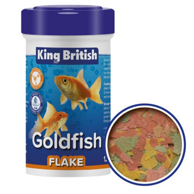 King British Natural Goldfish Flake (With Ihb) 12G (Pack Of 24) from B&Q