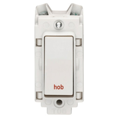 Crabtree 4460/hb Rockergrid Grid Switch Dp 20A Marked Hob from B&Q