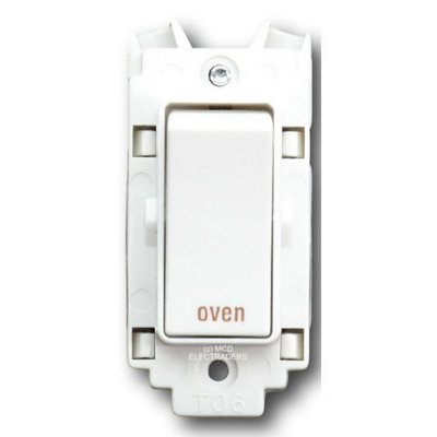 Crabtree 4460/ov Grid Switch Dp 20 Amp Marked Oven from B&Q