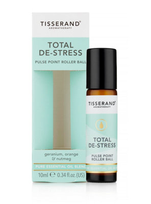 Tisserand AromatherapyTotal De-StressGeranium Pulse Point Rollerball With Nutmeg & Orange100% Pure Essential Oil10Ml from B&Q
