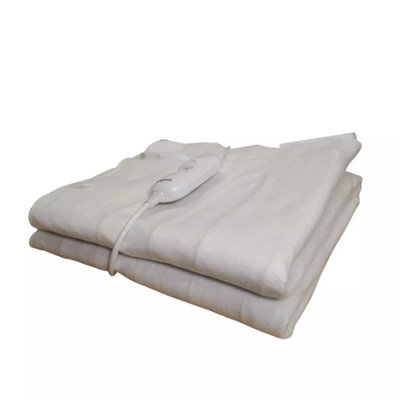 Kingavon Double Electric Blanket Soft Bed Underblanket Throw 3 Heat Setting Control Machine Washable from B&Q