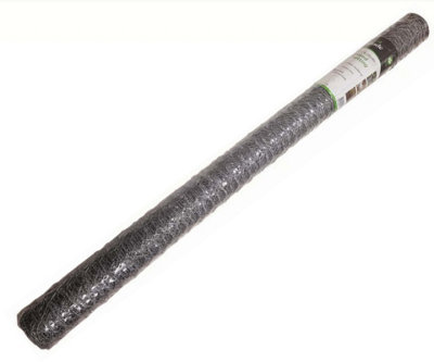Vivo 5M X 0.9M X 25mm Galvanised Chicken Wire Mesh Fence Net Rabbit Netting Fencing Cages Runs Pens from B&Q