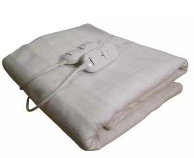 Kingavon King Size Electric Blanket Soft Bed Underblanket Throw 3 Heat Setting Control Machine Washable from B&Q