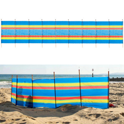 Marco Paul 6M Pole Wind Breaker Sun Shade from B&Q