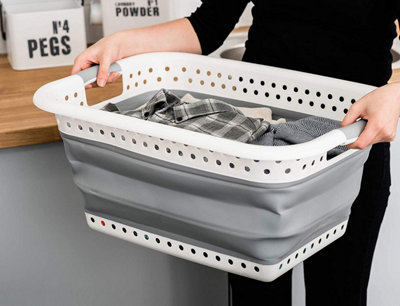 Marco Paul Large Collapsible Laundry Basket from B&Q