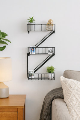 Marco Paul Novelty New York City Fire Escape Floating Bathroom Shelves from B&Q