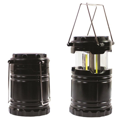Vivo Collapsible Cob Led Light Lantern Camping Fishing Outdoor Hanging Battery Abs from B&Q