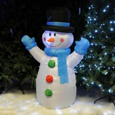 Large Inflatable Snowman Christmas Decoration from B&Q