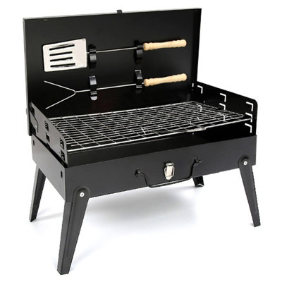 Vivo Barbecue Grill With Accessories Charcoal Outdoor Picnic Camping from B&Q