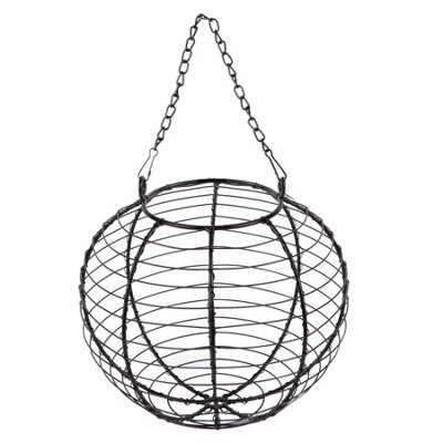 B&Q -  Redwood Ball Steel Nut Bird FeederGrey