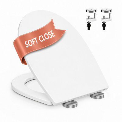  - White Soft Close Quick Release Toilet Seat