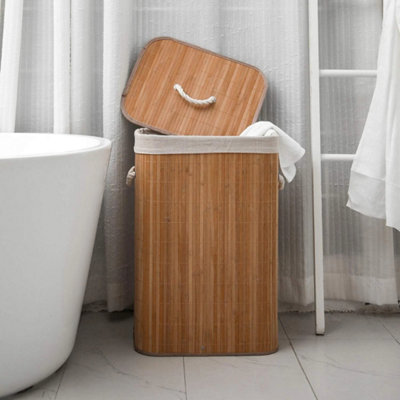 Marco Paul Collapsible Bamboo Laundry Basket from B&Q