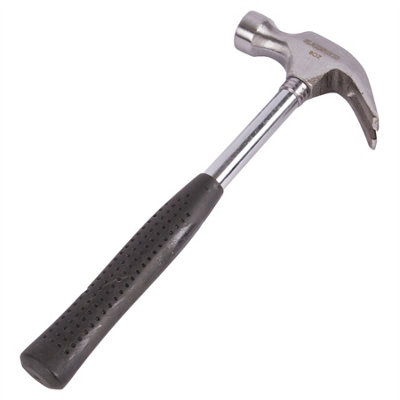 Blackspur Tubular Steel Hammer8OzBlack from B&Q