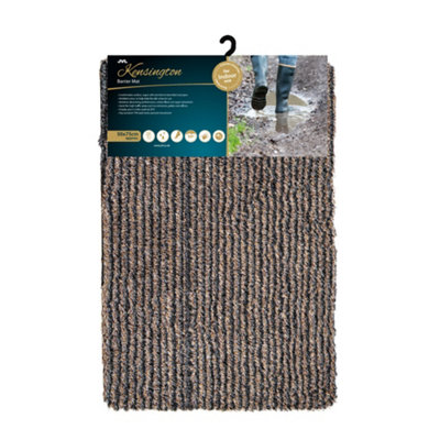 Jvl Kensington Machine Washable Barrier Doormat 50X75Cm Stripe from B&Q
