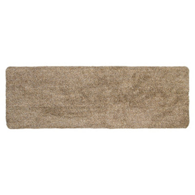 Jvl Kensington Machine Washable Cotton Runner Barrier Doormat50X150CmBrown from B&Q