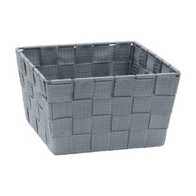 Jvl Vichy Square Nylon Storage Basket from B&Q