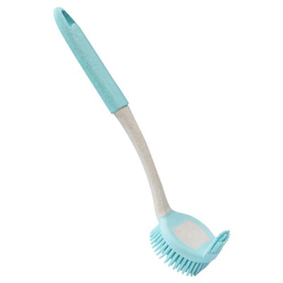 Jvl Anti-Bac Rubber Dish Brush With Extra Bristles from B&Q