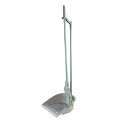 Jvl Long Handle Dustpan & Brush SetGrey from B&Q
