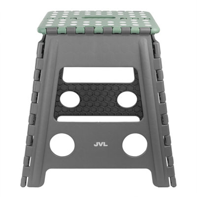 Jvl Practical Large Step StoolGrey from B&Q