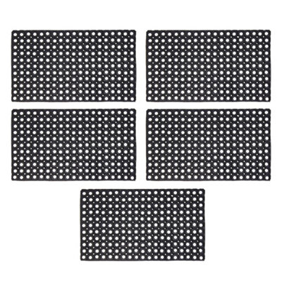 Jvl Contract Rondo Rubber Ring Scraper Doormat50X10CmPack Of 5 from B&Q
