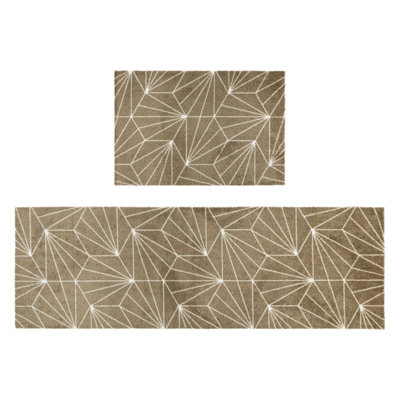 Jvl Mega Doormat And RunnerBrown Geo from B&Q