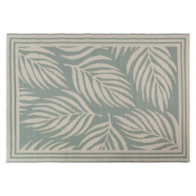 Jvl The Gardener Outdoor Rug Large Leaf 120X170Cm from B&Q