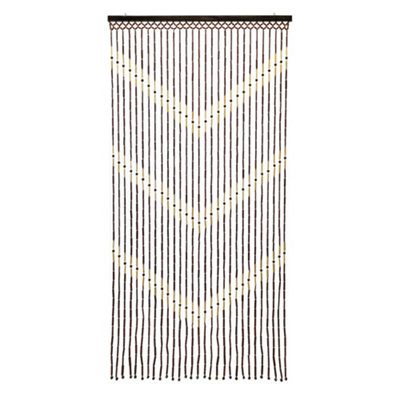 Jvl Provence Beaded Door Curtain90 X 180 CmChevron from B&Q