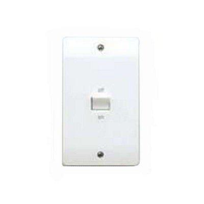 MK Logic Plus - K5205 WHI - 50a Two Gang Double Pole Control Switch - Image 3