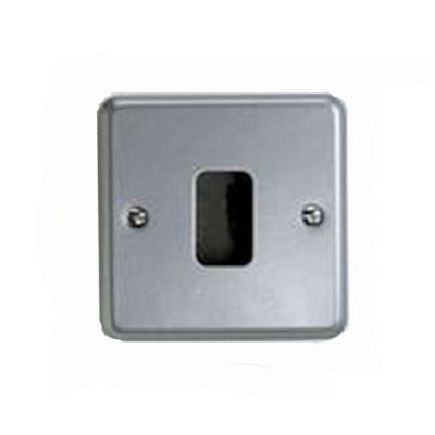 Mk 1G Surface Metal FrontplateK3491Alm from B&Q