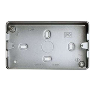 Generic Mk 6-8G Surface Metal Box/koK8893Alm from B&Q