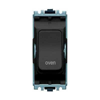 MK K4896OVBLK Grid Plus Grid Switch 20 amp Double Pole MARKED OVEN - Image 4