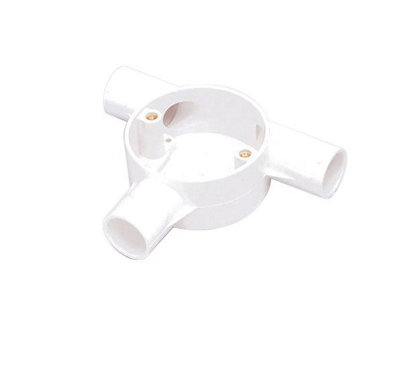 Mk 20mm White Inspection Tee from B&Q