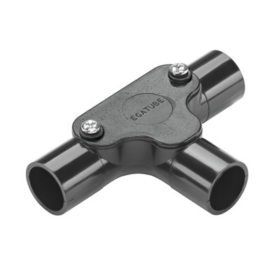 Mk 25mm Black Inspection Tee from B&Q