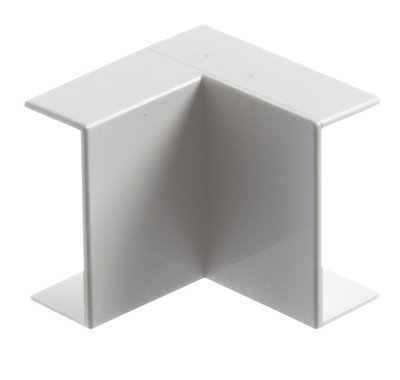 Mk White 40mm X Internal 90° Plastic Angle Joint from B&Q