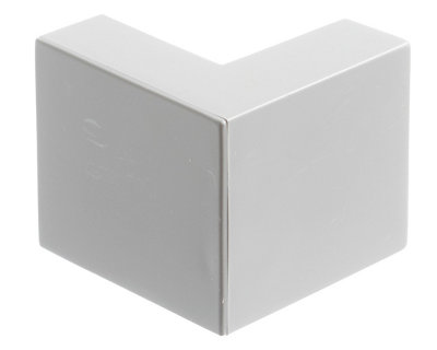 Mk White 40mm X External 90° Plastic Angle Joint from B&Q