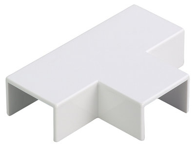 Mk Flat 25mm White Inspection Tee from B&Q