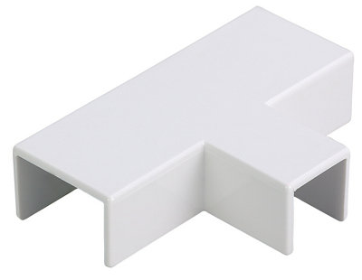 Mk Flat 25mm White Inspection Tee from B&Q