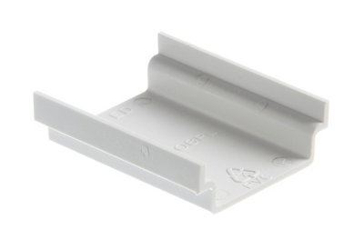 Mk White (H)40mm (W)16mm Trunking Coupler from B&Q