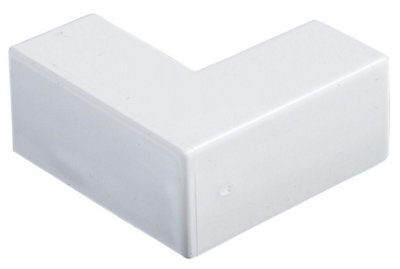 Mk White 50mm X External 90° Plastic Angle Joint from B&Q