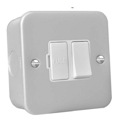 Hamilton Mcspwh-W 13A Switched Fused Spur Metal Clad